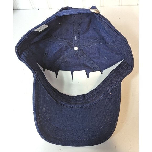 America Shaped Flag Faded Glory 2009 Blue Ball Cap Hat Adjustable Strap Back New - Picture 7 of 7